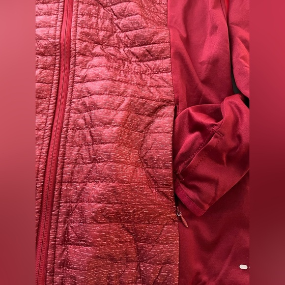 NWT BCG Women’s Red Training Quilted FZ Jacket Full Zip Long Sleeve; Size L - Picture 4 of 11